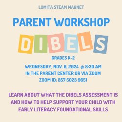 Parent Workshop 11/6 English