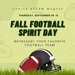 Fall Football Spirit Day English